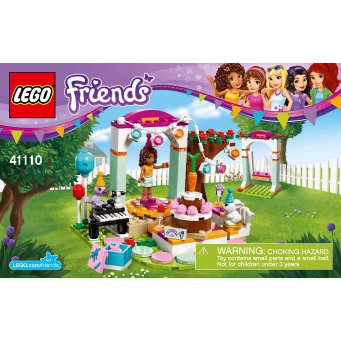 lego friends birthday party instructions