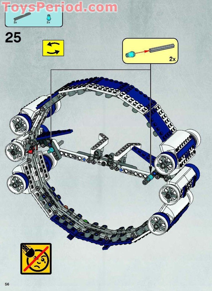 lego jedi starfighter with hyperdrive booster ring instructions
