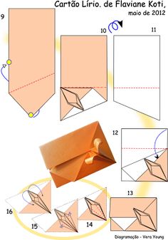 origami bar envelope instructions
