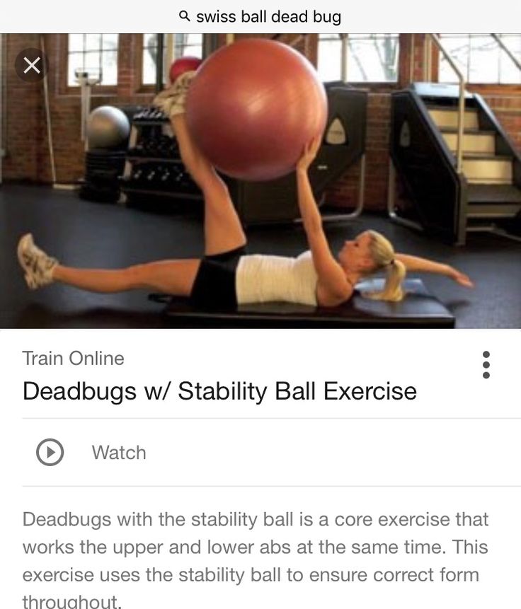 dead bug exercise instructions