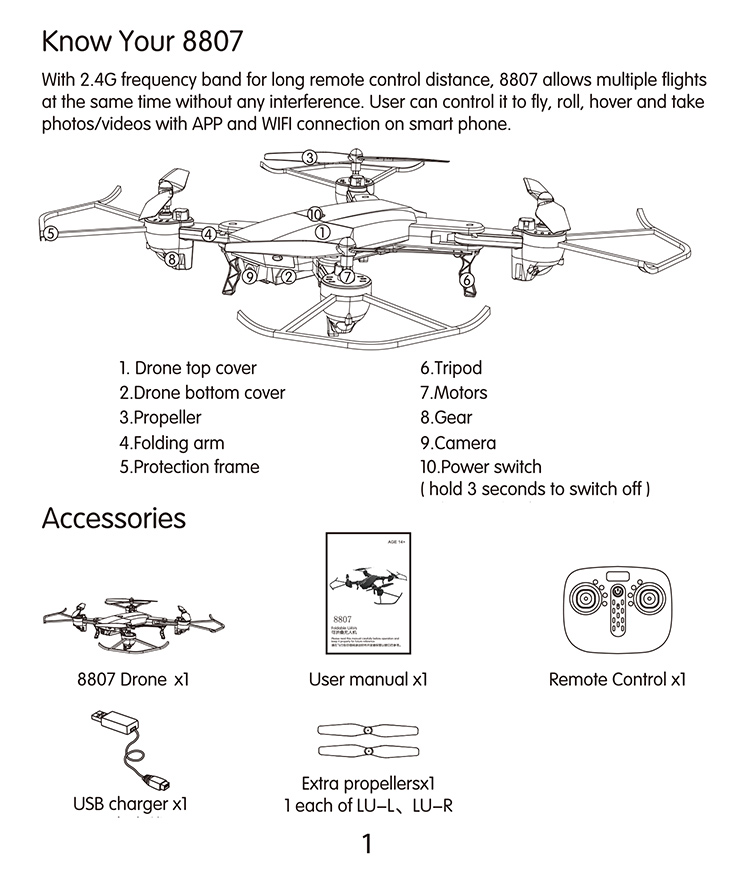 sky viper drone instructions