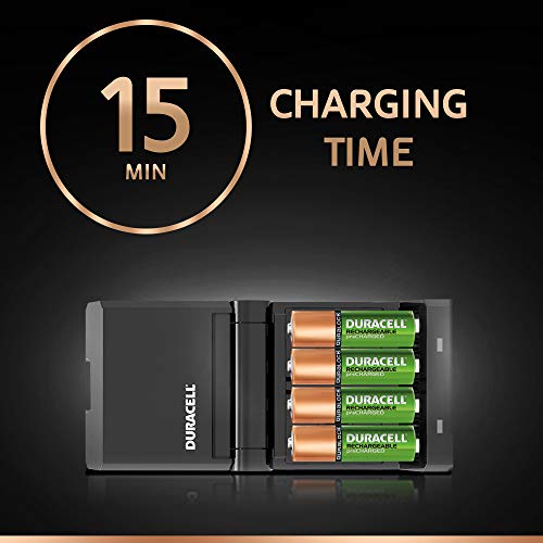 duracell 15 minute battery charger instructions