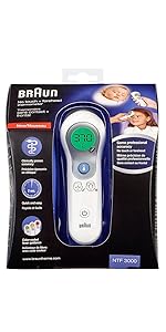 braun no touch forehead thermometer instructions