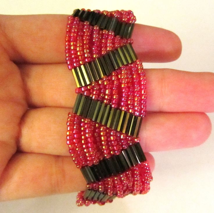 bugle bead bracelet instructions