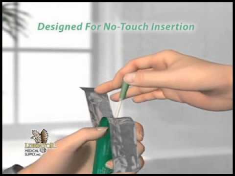 male external condom catheter instruction video