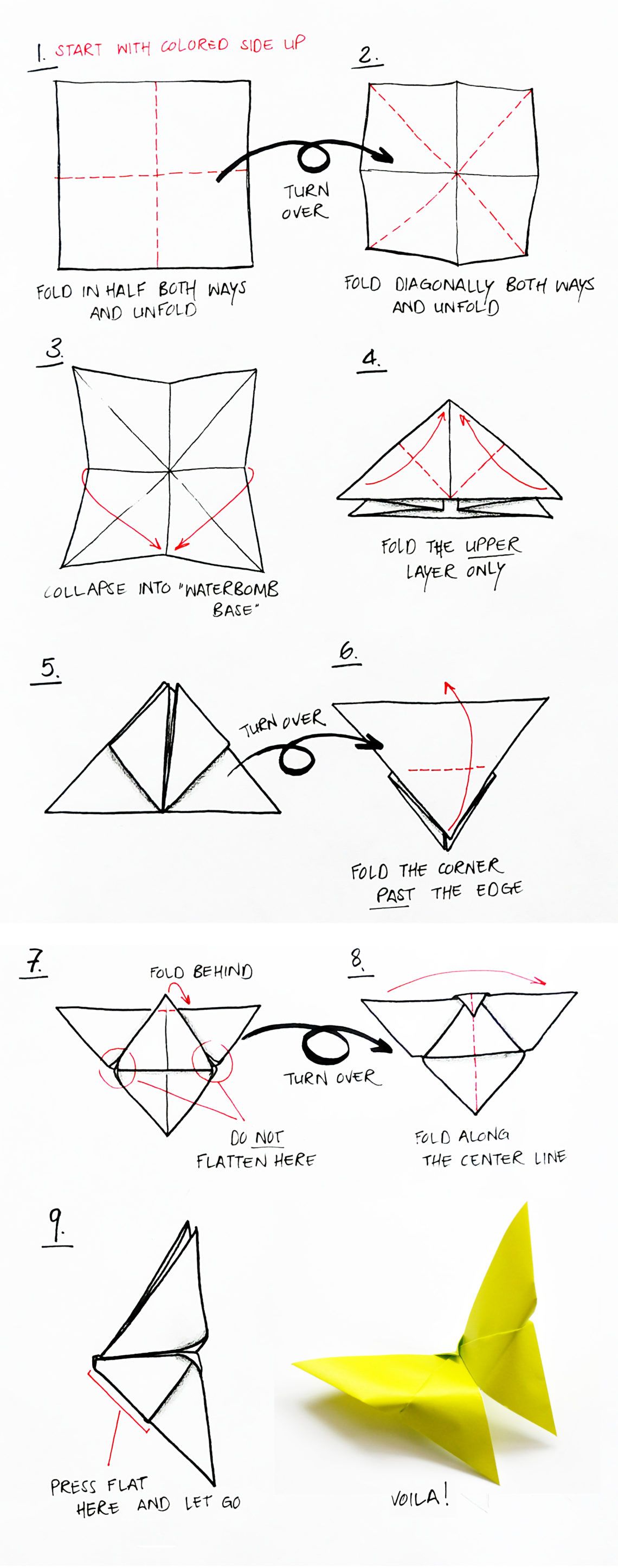 origami tulip instructions pdf
