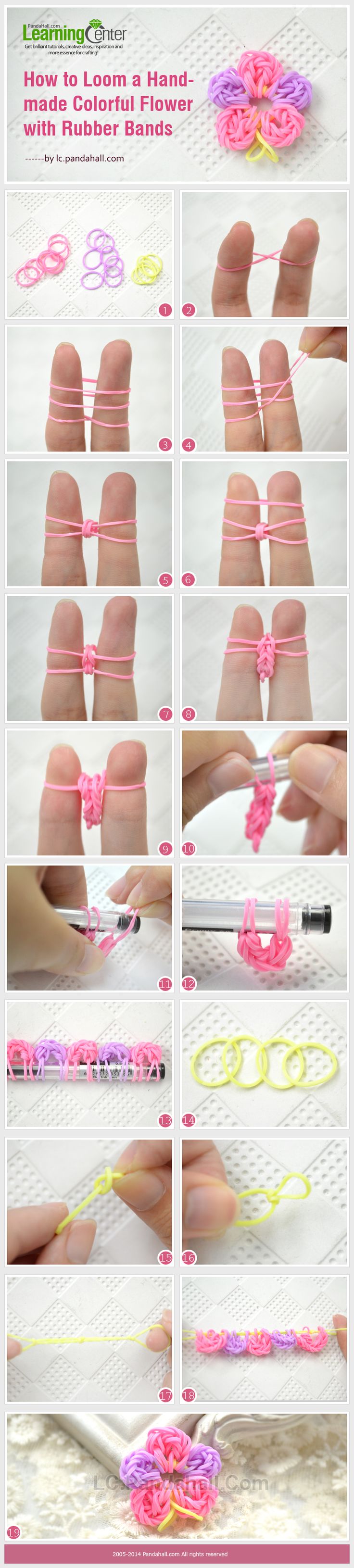 rubber band bracelet maker instructions