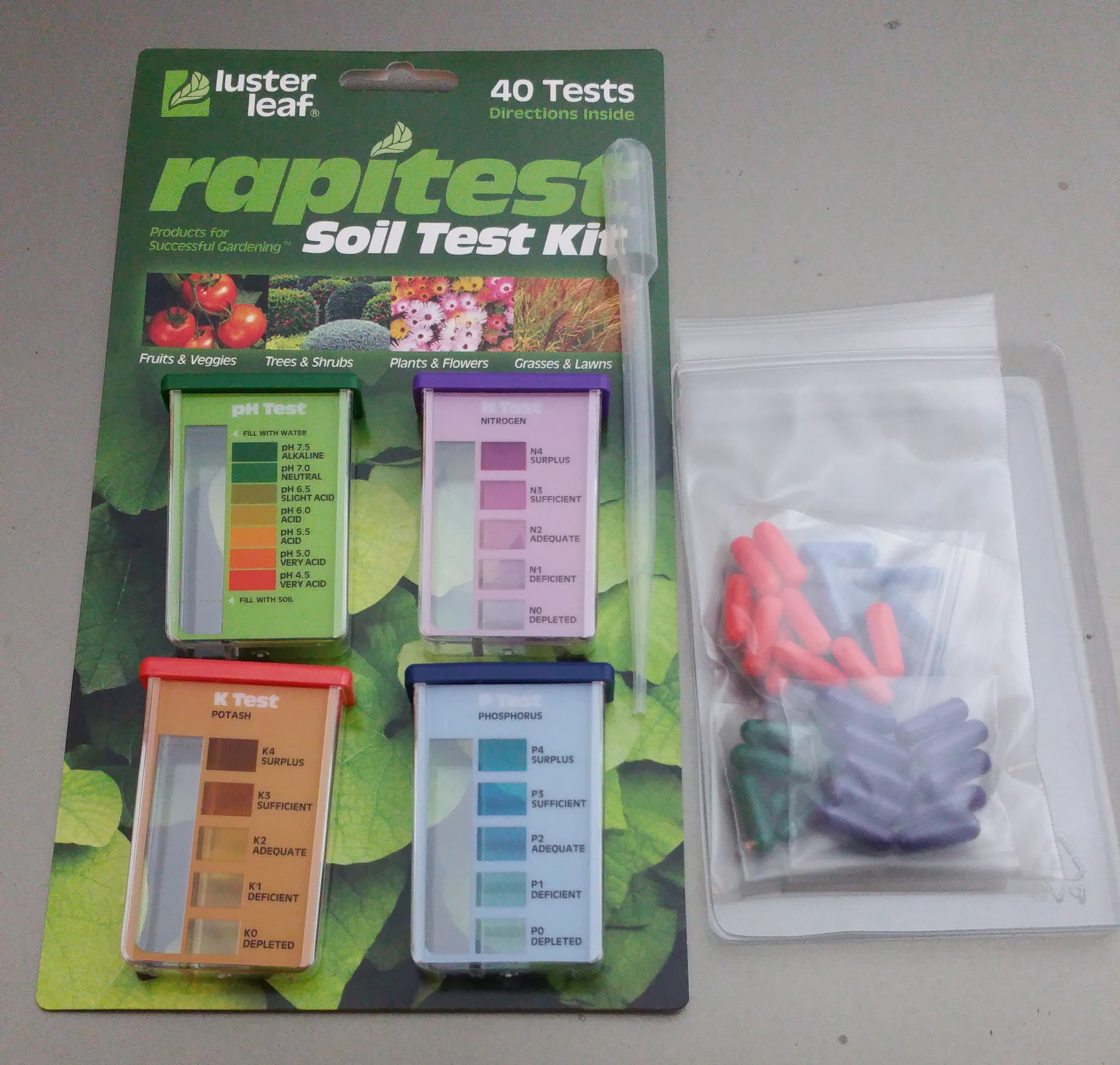 rapitest soil test kit instructions