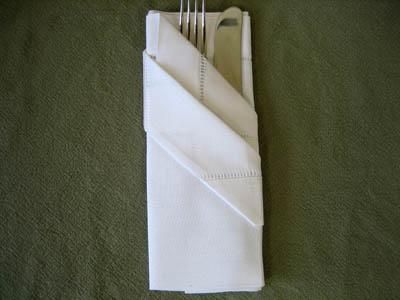 easy napkin folding instructions