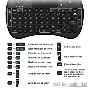 h9 mini keyboard instructions