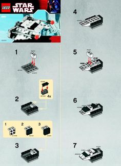 lego star wars mini snowspeeder instructions