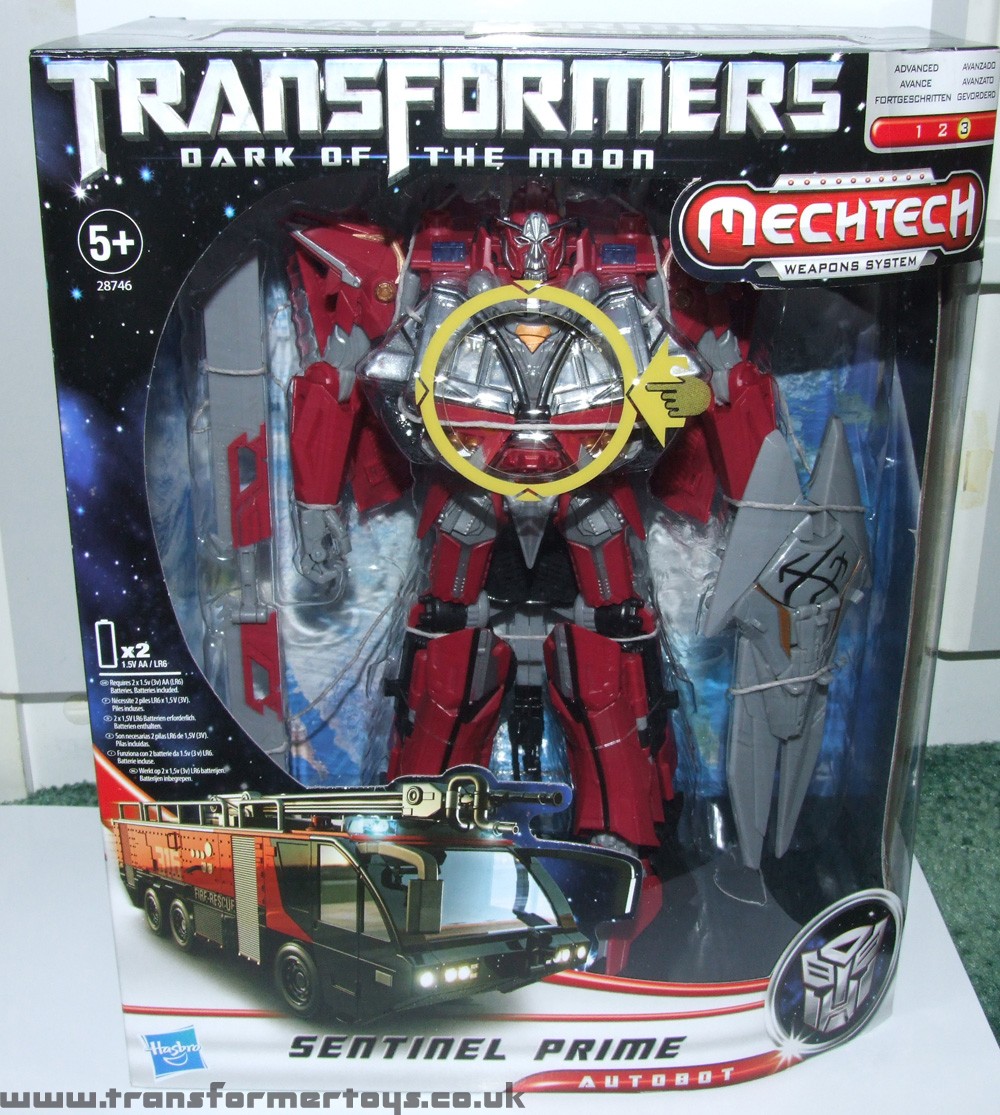 sentinel prime toy instructions