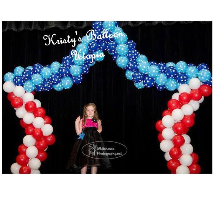 star balloon arch instructions